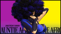 Auntie Afro hair mod for FFXIV - Side View